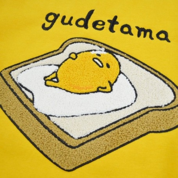 NWT Gudetama Sweatshirt in Mustard Yellow - Picture 2 of 5